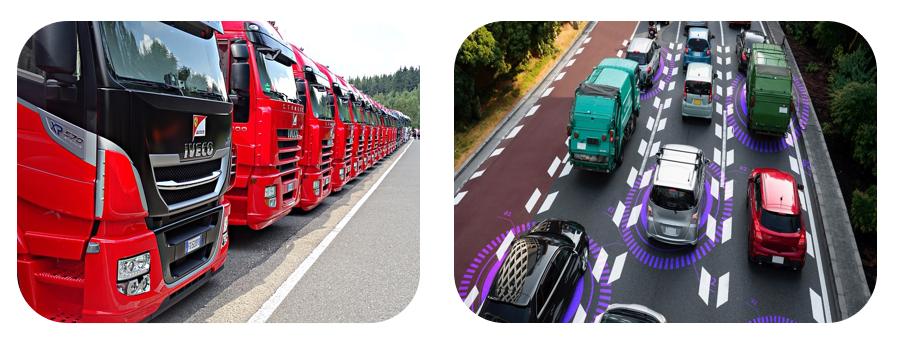 IoT connectivity in fleet management and self-driving cars